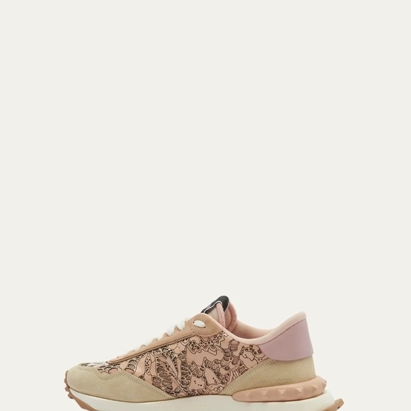 VALENTINO GARAVANI Lace Vlogo Runner Sneakers - Picture 4 of 5